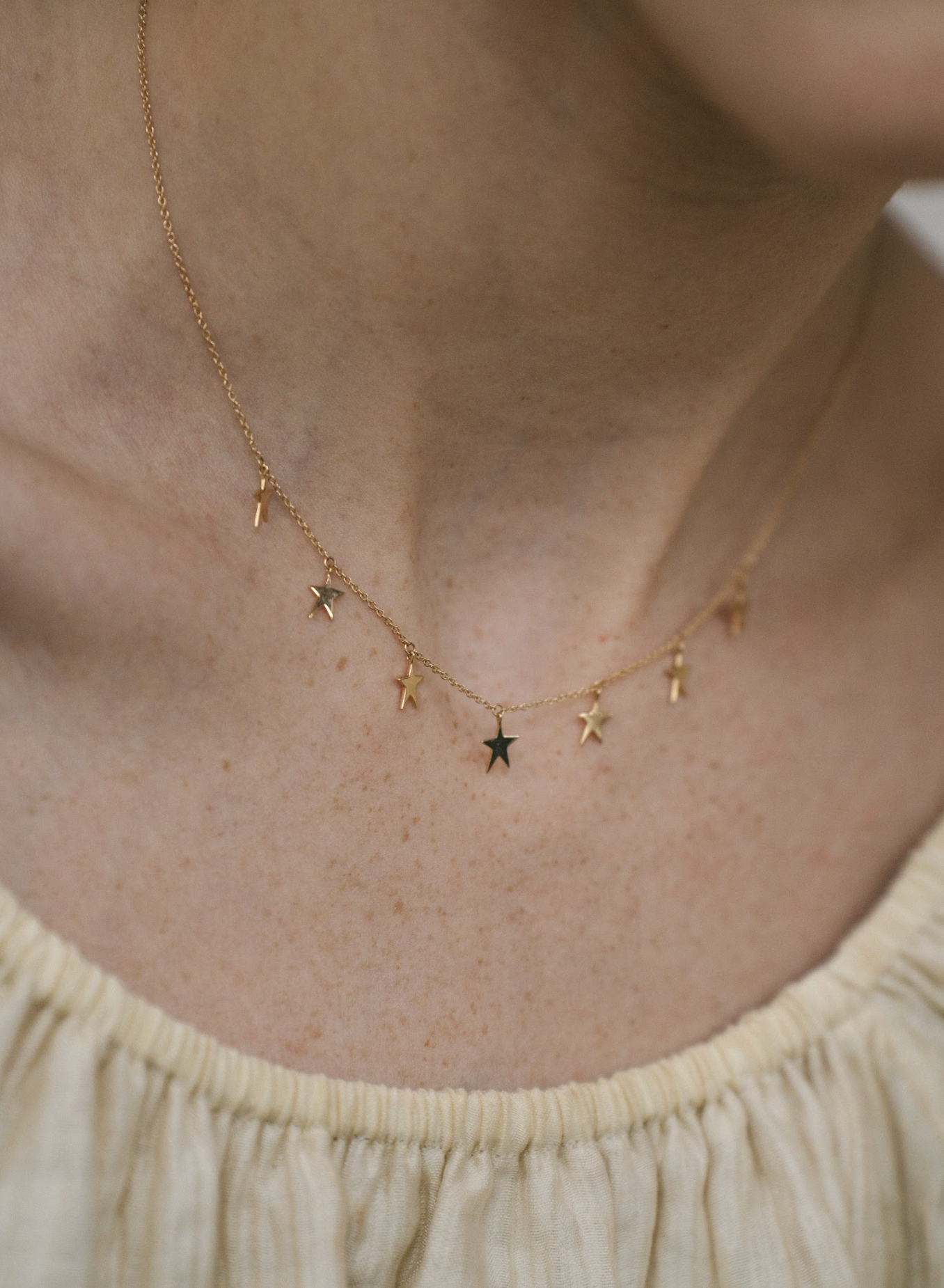 Guidance Multi Star Necklace | 14K Gold – The Cross Decor & Design