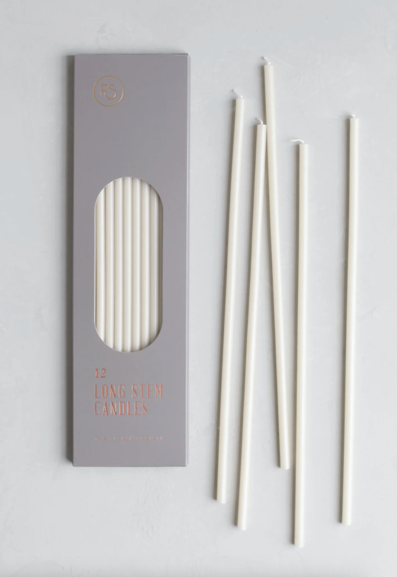 Parchment Long Stem Candles