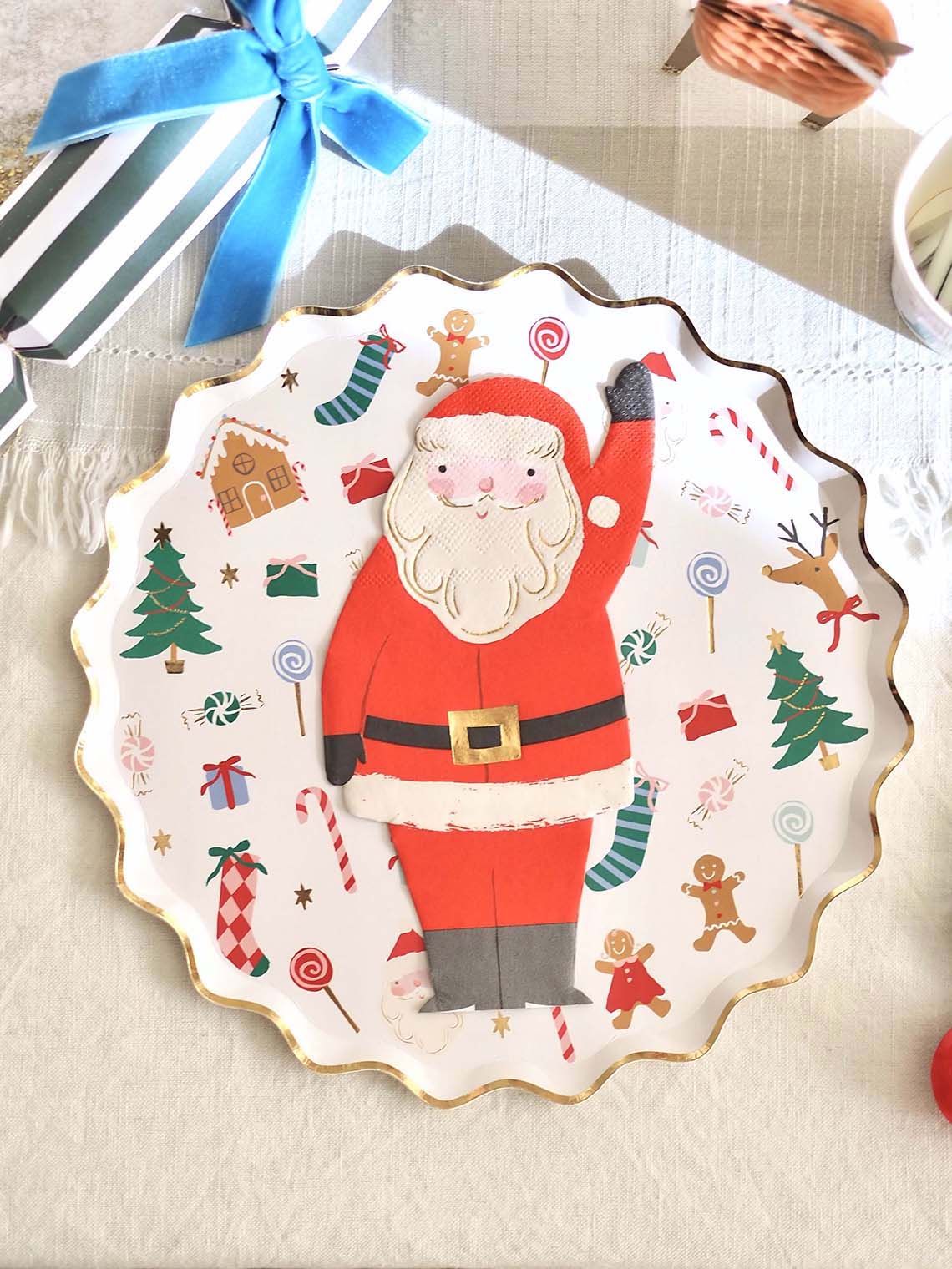 Jolly Christmas Santa Napkins