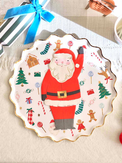 Jolly Christmas Santa Napkins