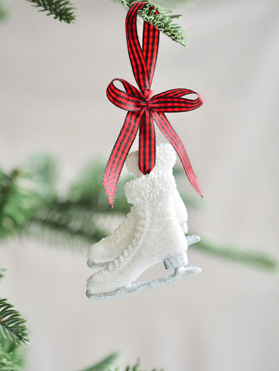 White Skates Ornament