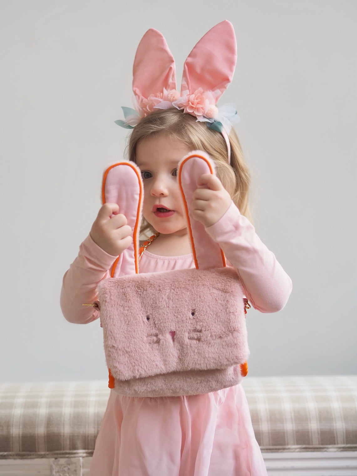 Plush Floppy Ear Bunny Handbag