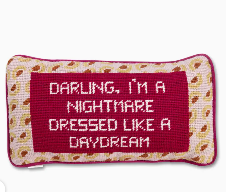 A Daydream Needlepoint Pillow | 8x14