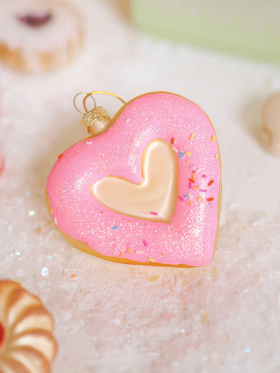 I Heart Doughnuts Ornament