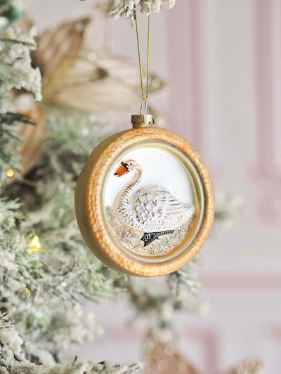 Victorian Swan Ornament