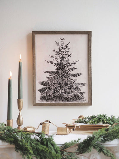 O' Christmas Tree Framed Canvas Print | 11x14