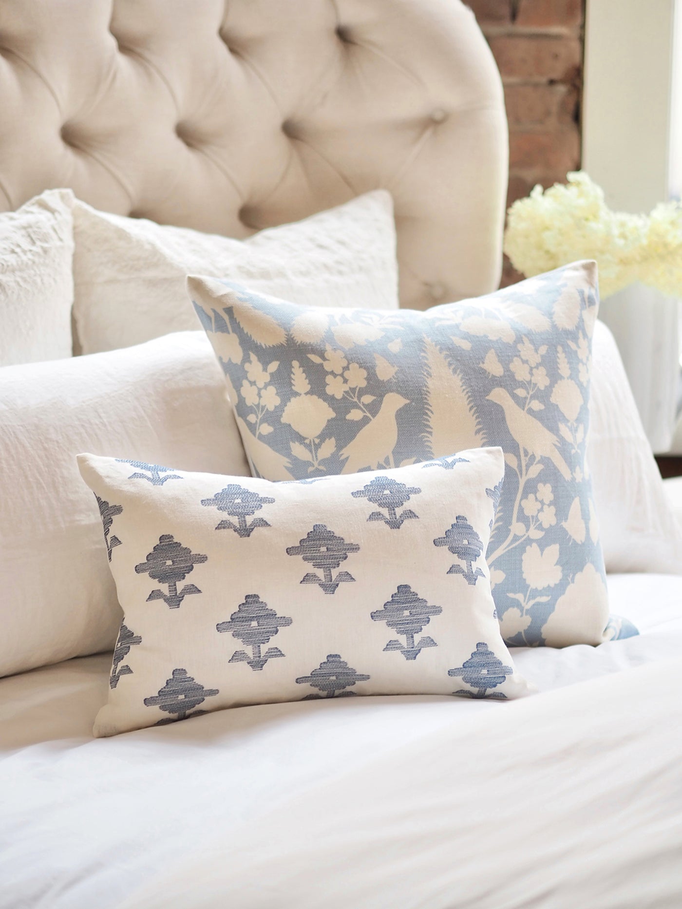 Alice Blue Pillow