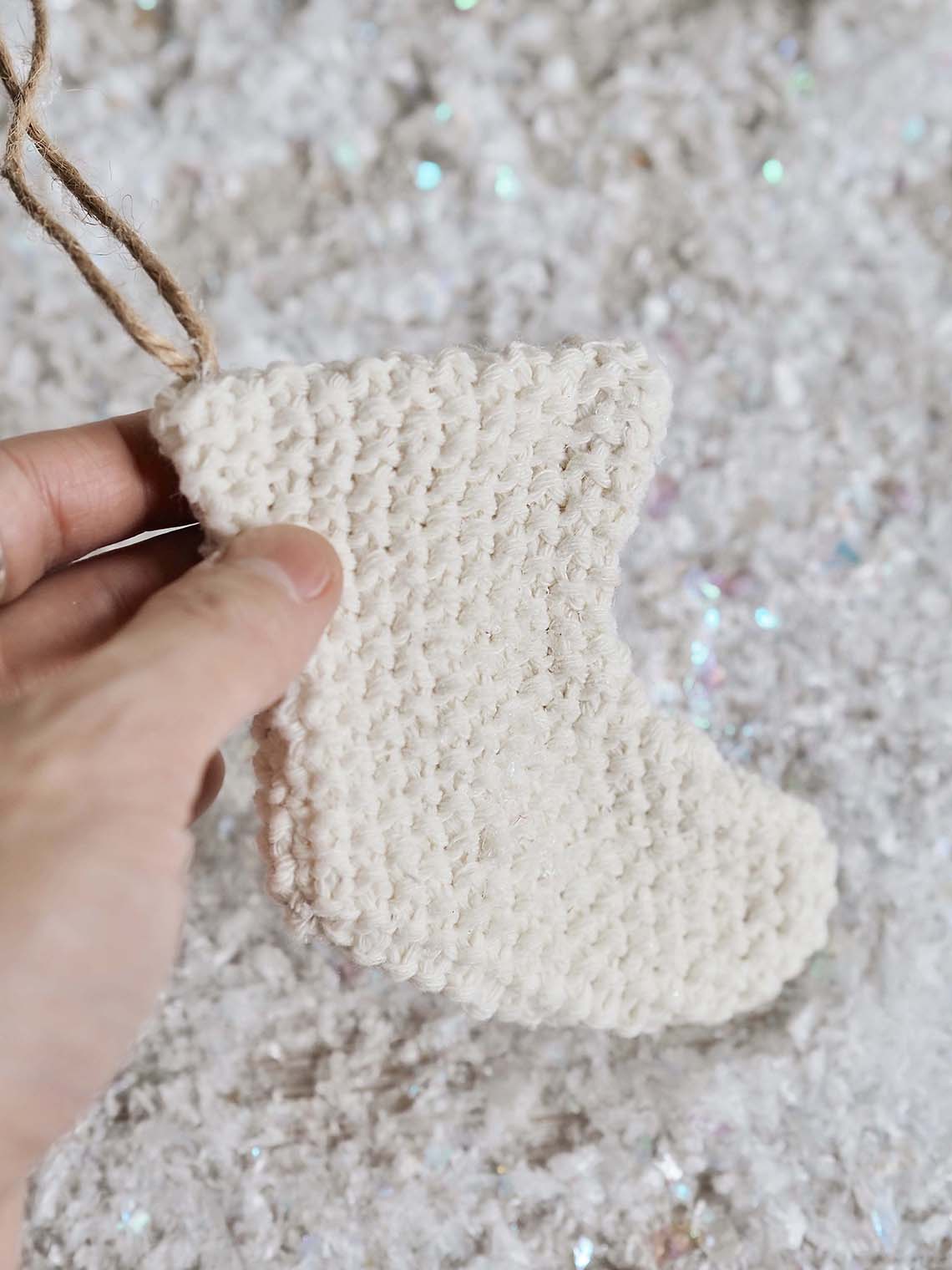 Cozy Knit Stocking Ornament