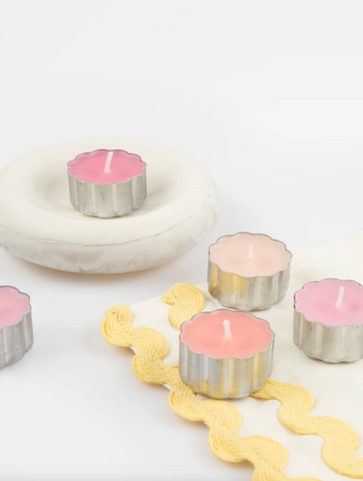 Pink Tealight Candles Set