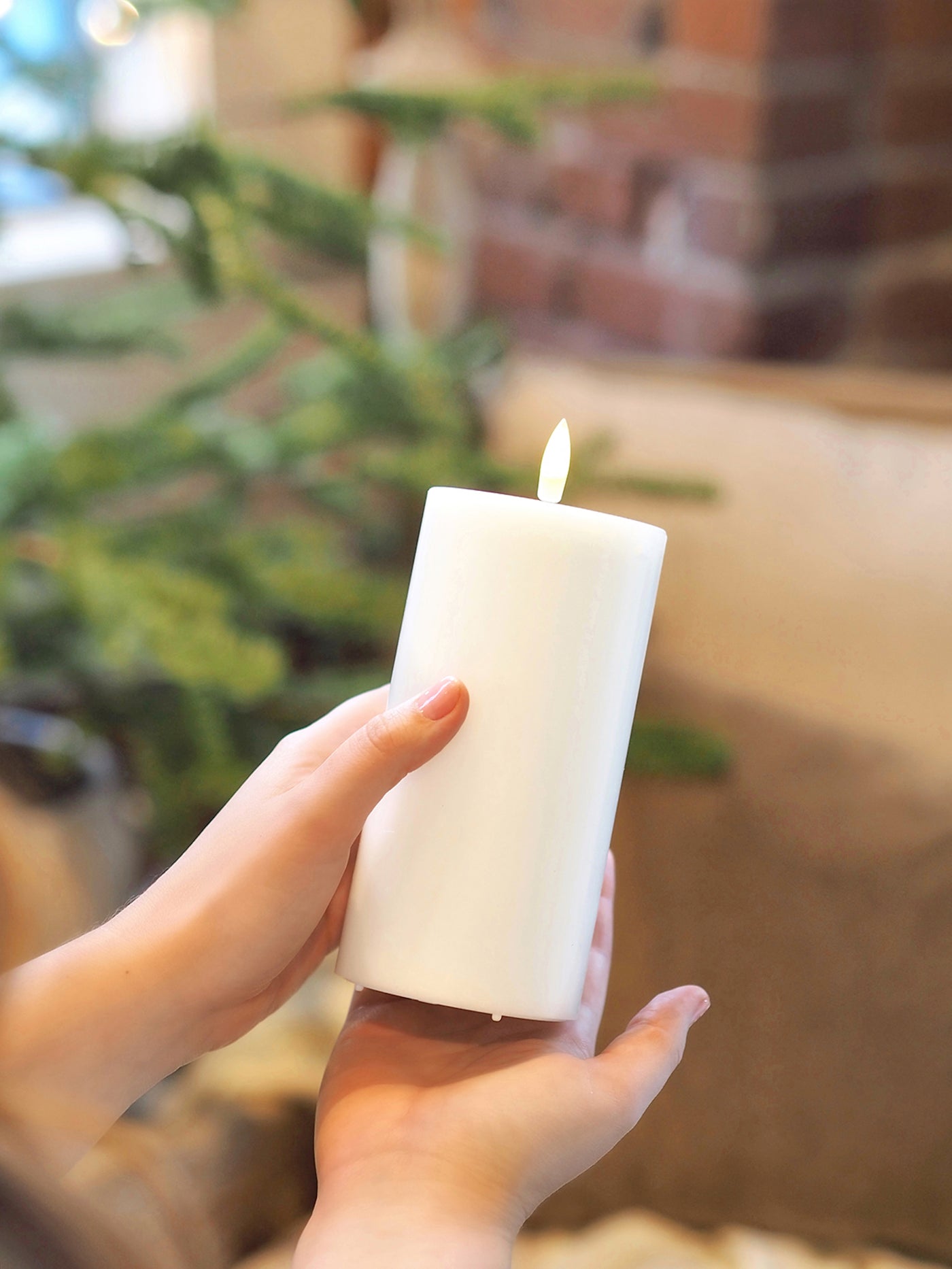 Battery Operated Pillar Candle