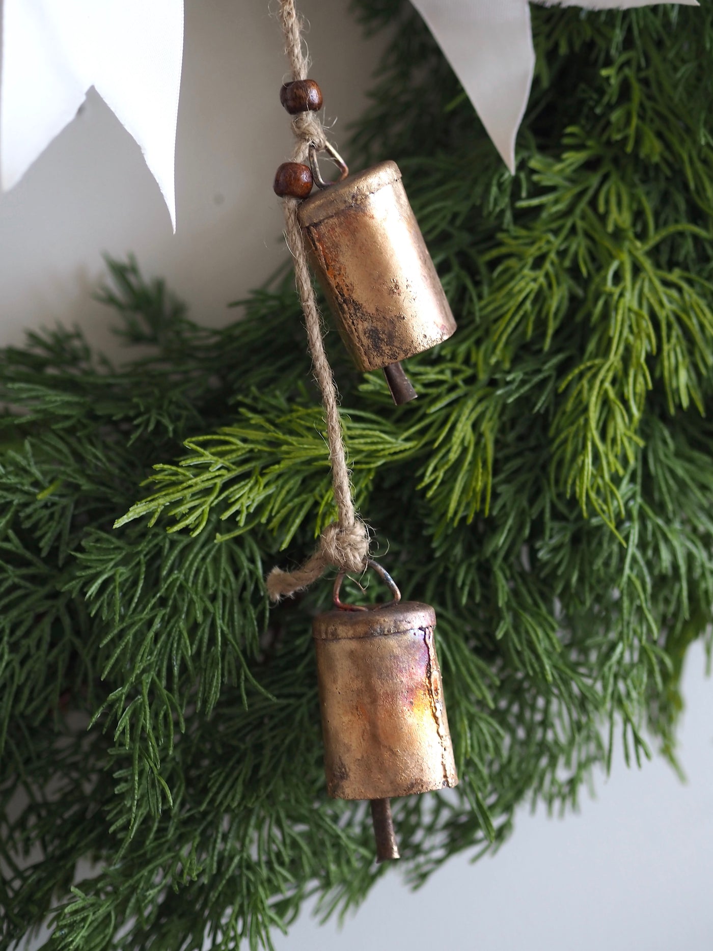 Hanging Bells w/ Wood Beads