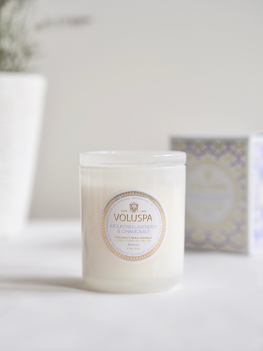 Mountain Lavender & Chamomile Classic Boxed Candle