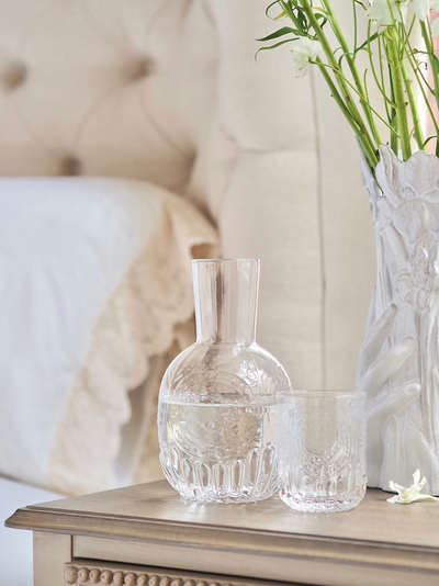 Julie Embossed Bedside Carafe