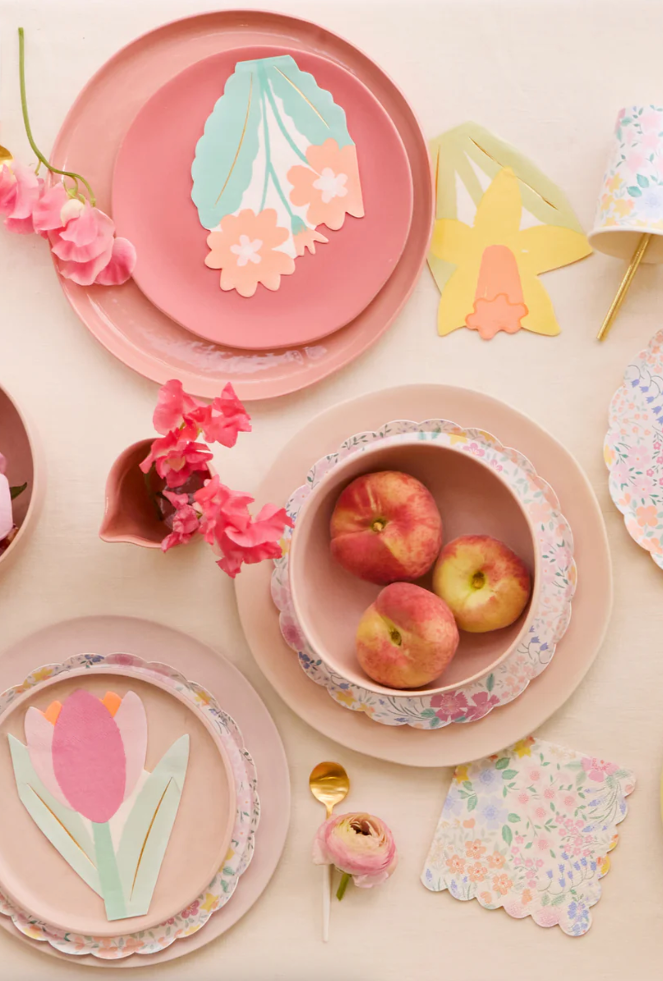 Spring Flower Napkins