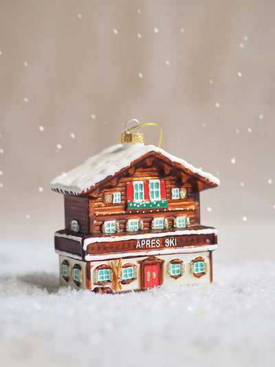 Ski Chalet Ornament