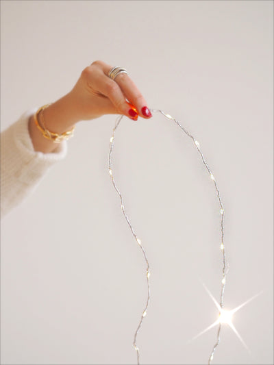 Silver Wire LED Light String