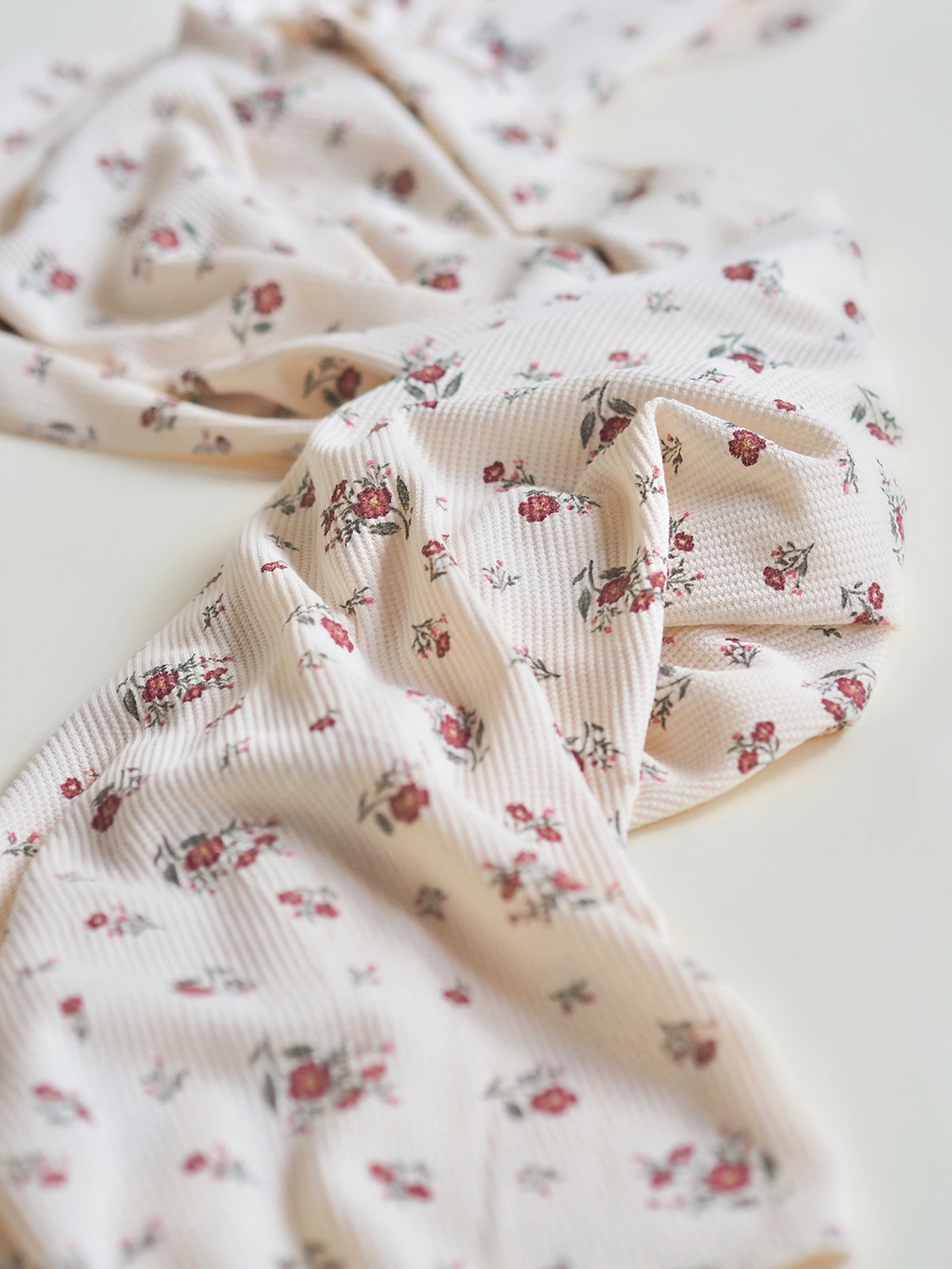 Misty Rose Floral Swaddle Blanket