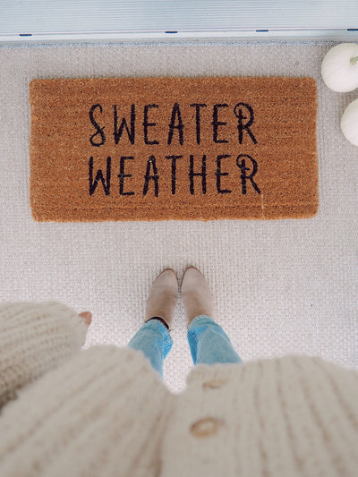 Sweater Weather Doormat