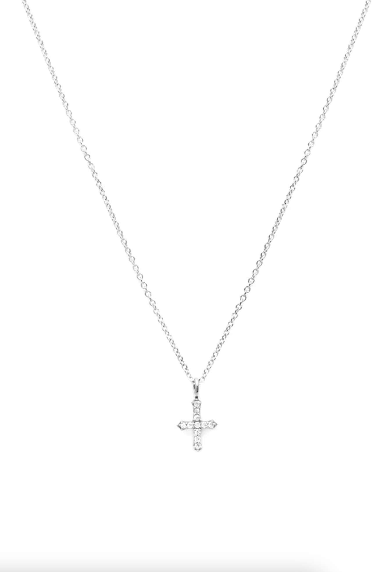 Cross Necklace | Silver