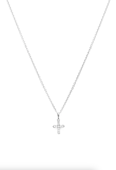 Cross Necklace | Silver