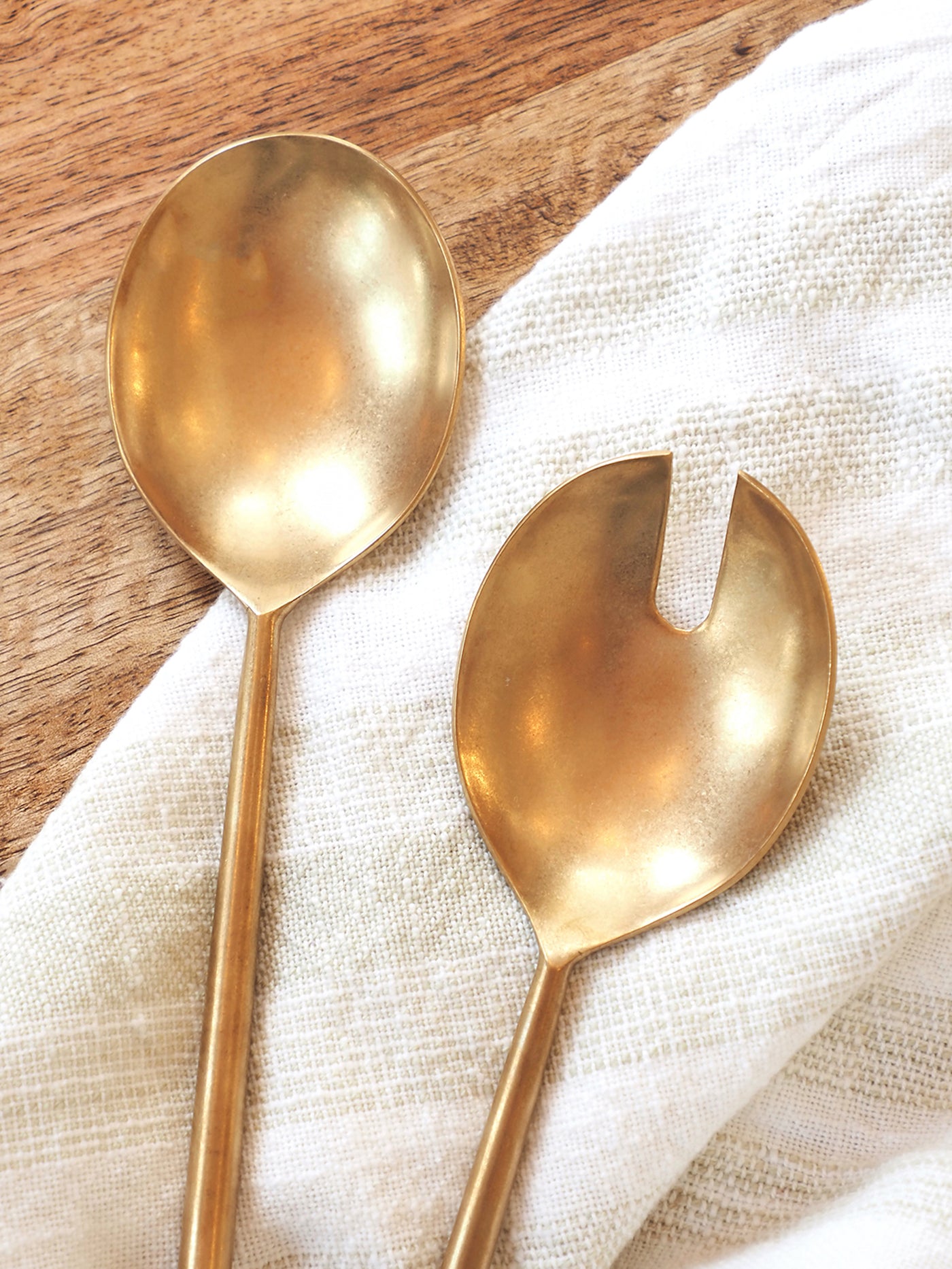 Tides Gold Salad Server Set