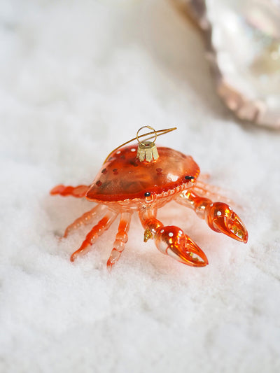 Red Seaside Crab Ornament