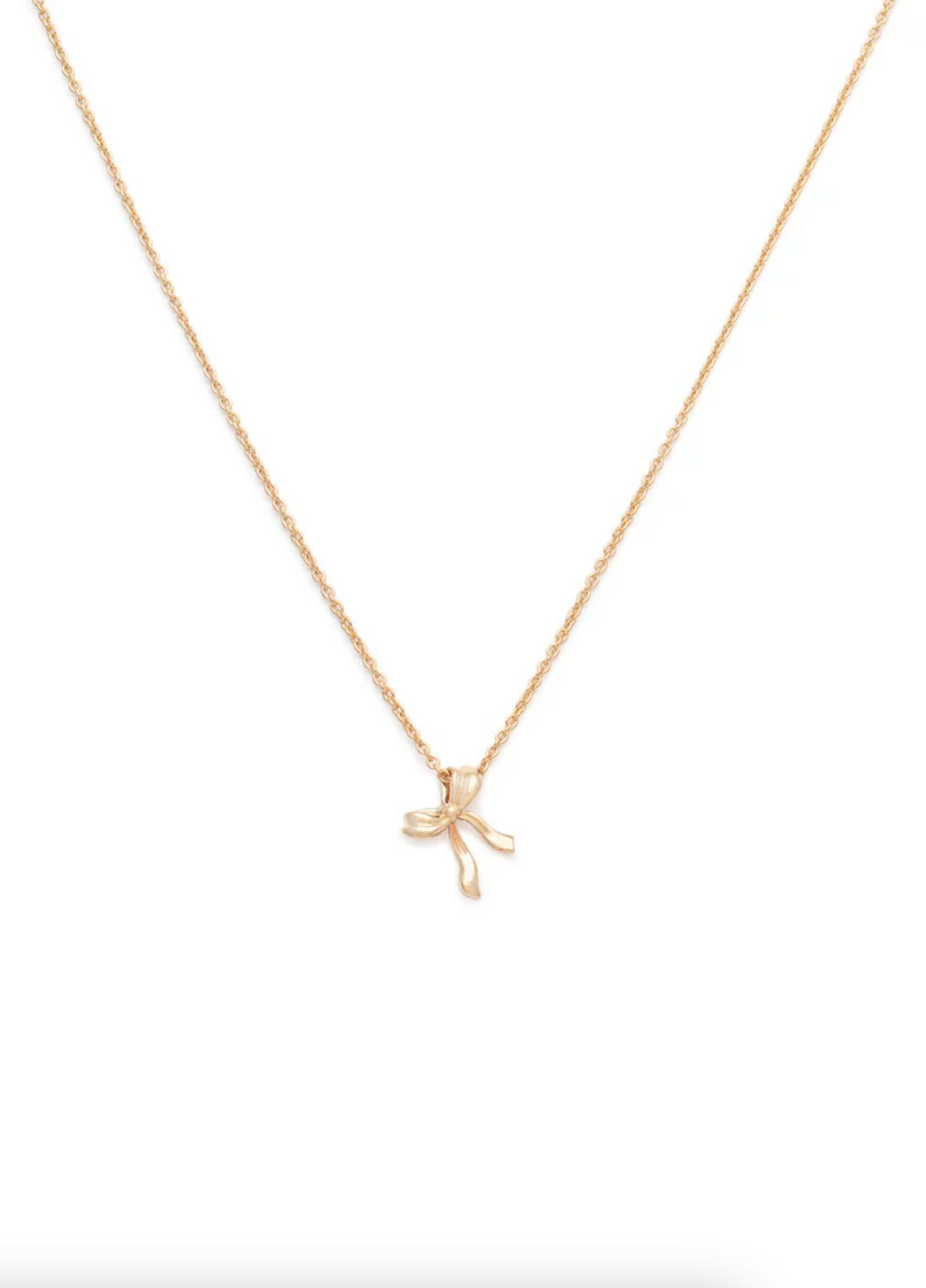 Bow Necklace | Gold