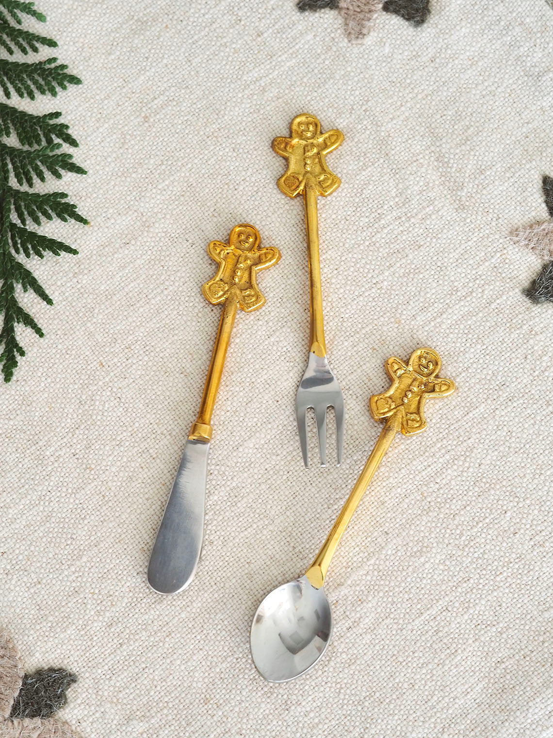 Mini Gingerbread Cutlery