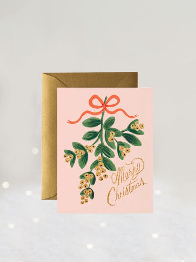 Mistletoe Christmas Card