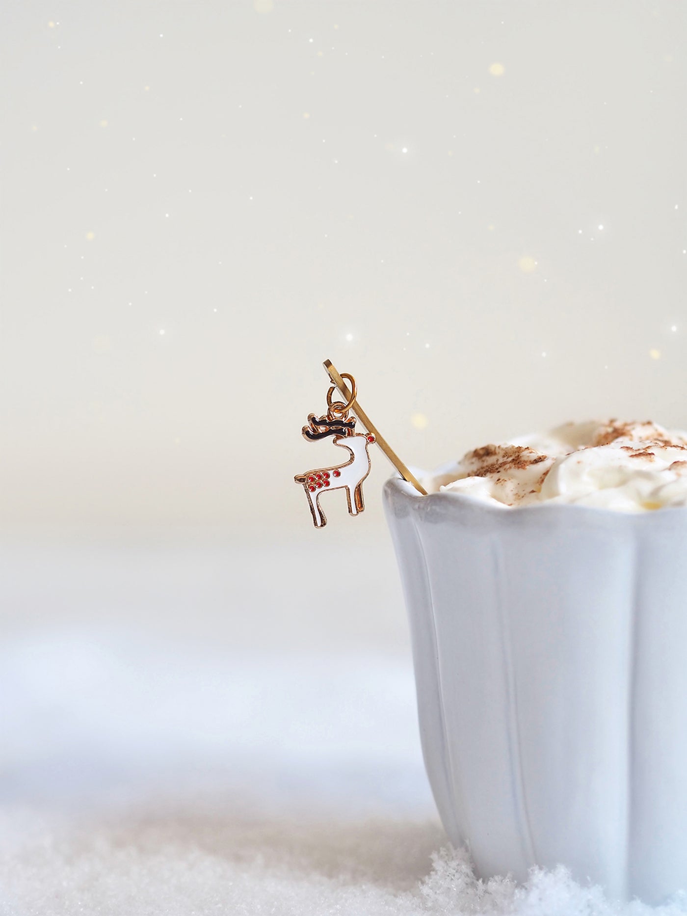 Reindeer Festive Spoon w/ Charm