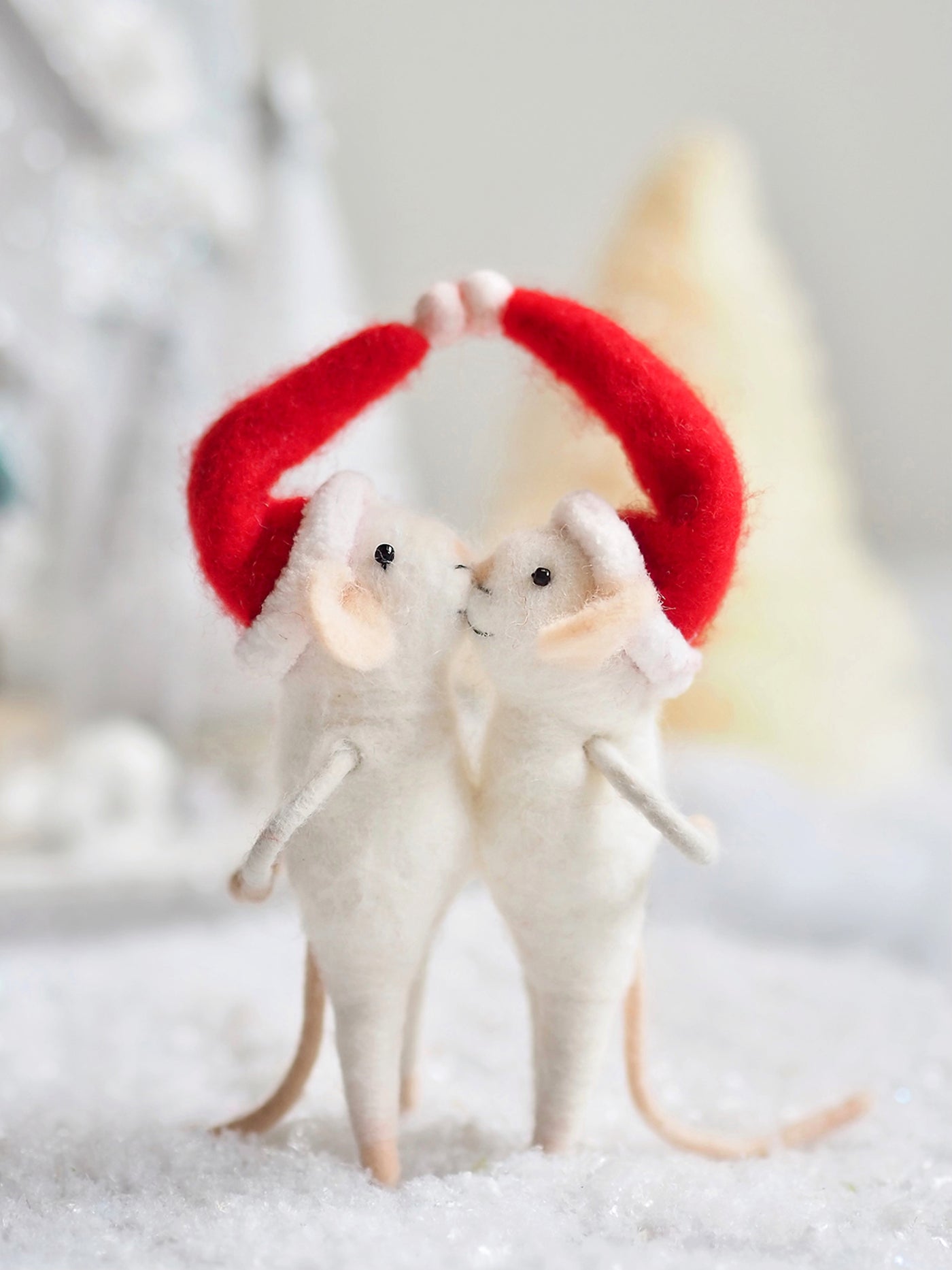 Kissing Me Mice Ornament