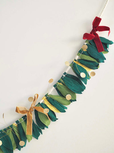 Paper Festive Foliage Garland