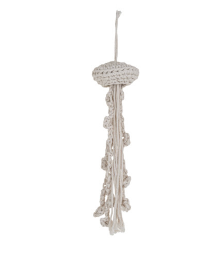 Macrame Jellyfish Ornament