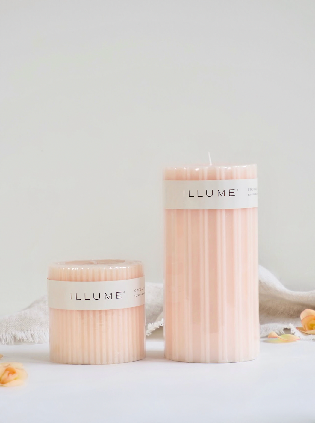 Coconut Milk Mango Pillar Candles