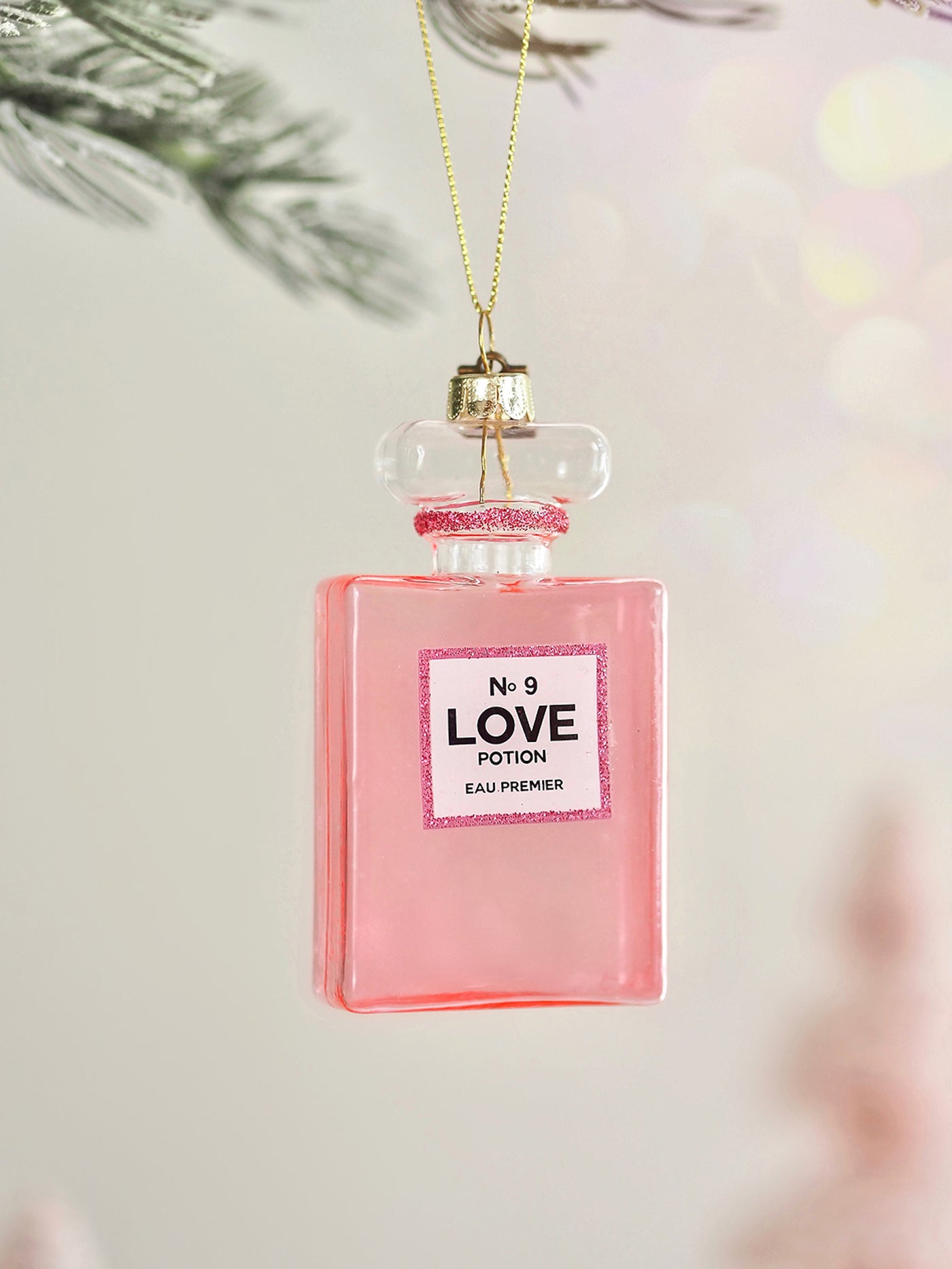 Pink Love Potion No. 9 Ornament