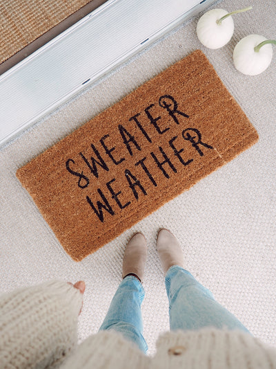 Sweater Weather Doormat