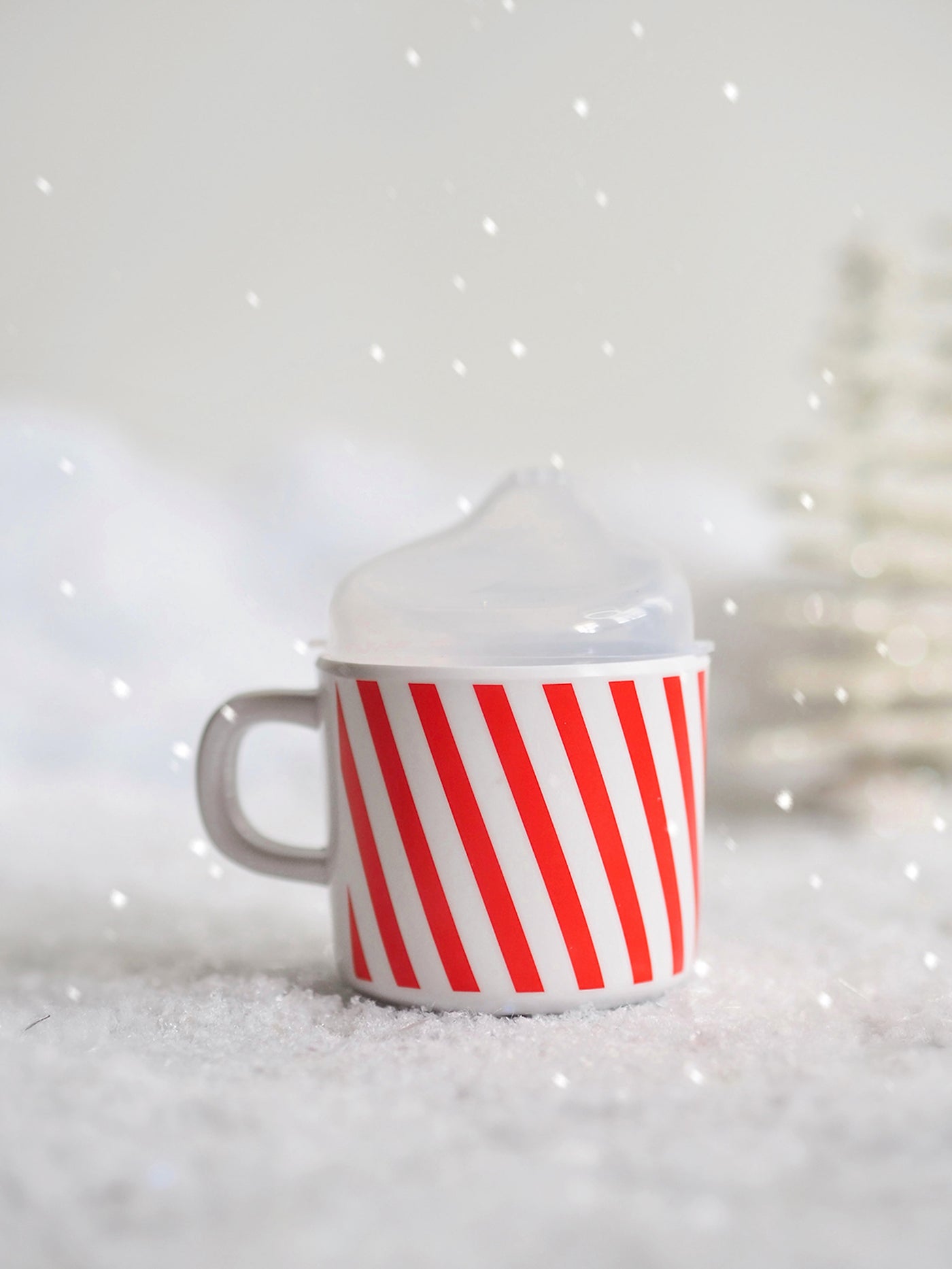 Peppermint Stripe Sippy Cup