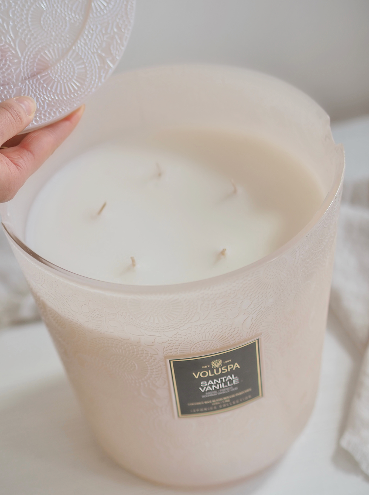 Santal Vanille 5 Wick Hearth Candle