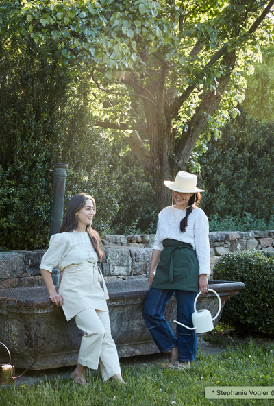 Fern Canvas Half Apron