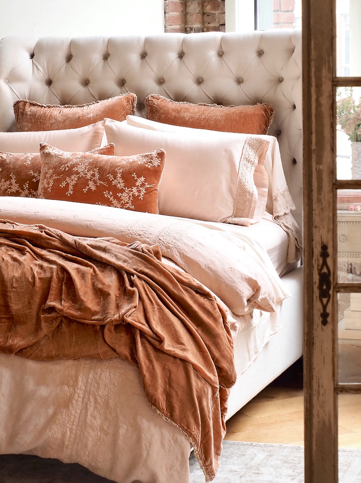 Bria Pearl Novola Lace Bedding