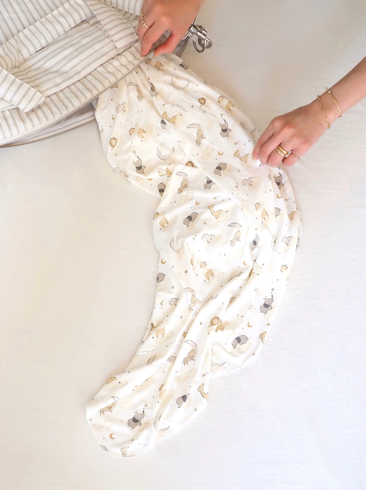 Dreamy Safari Swaddle Blanket