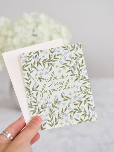 Laurel Sympathy Card