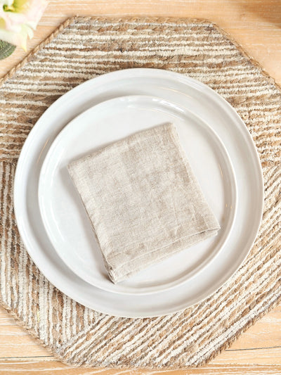 Ellis Flax Linen Cocktail Napkin