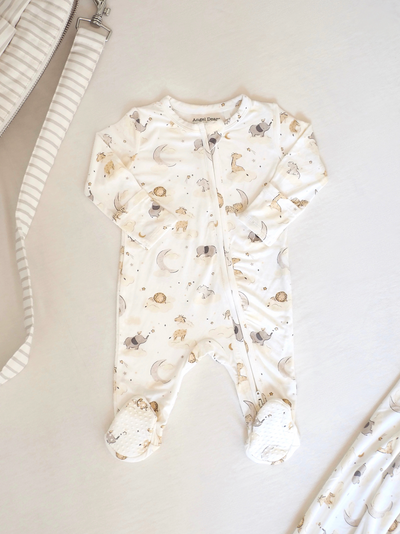 Dreamy Safari Zipper Footie