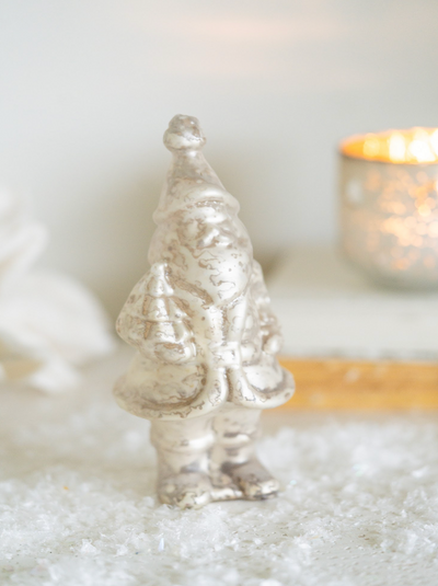 Mercury Glass Santa