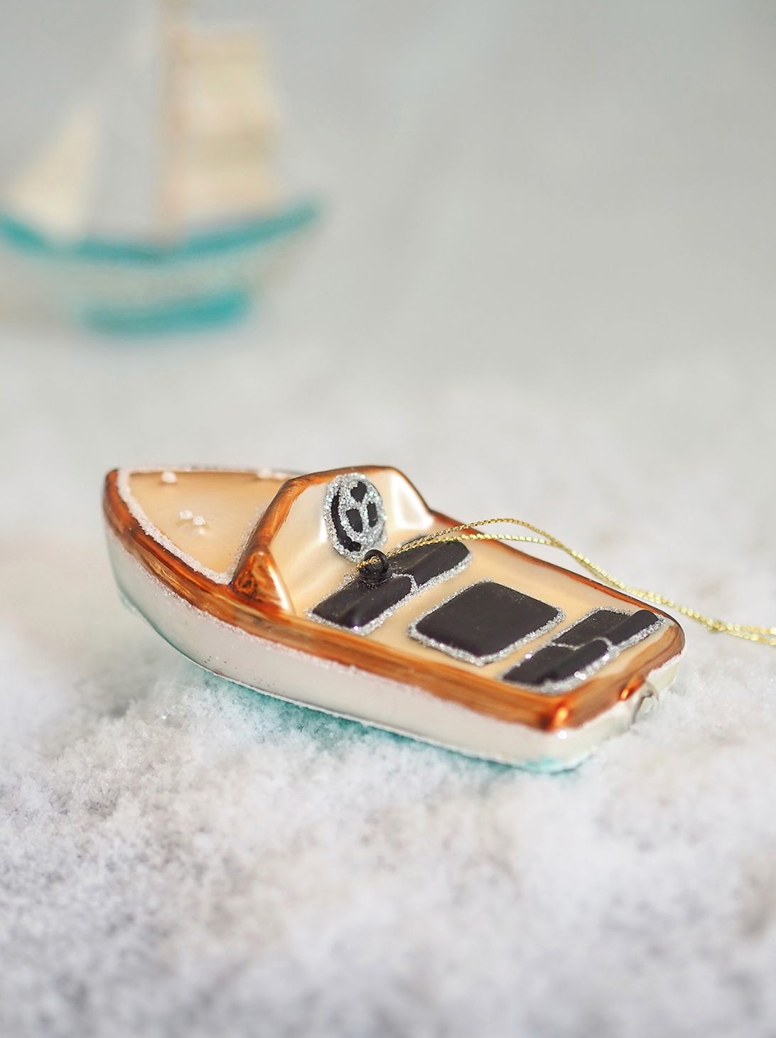 Speed Boat Ornament