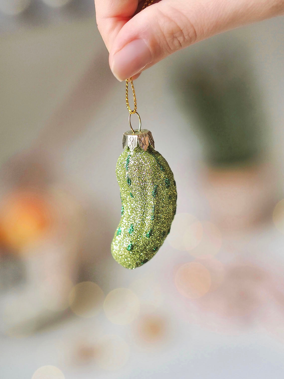 Tiny Pickle Ornament