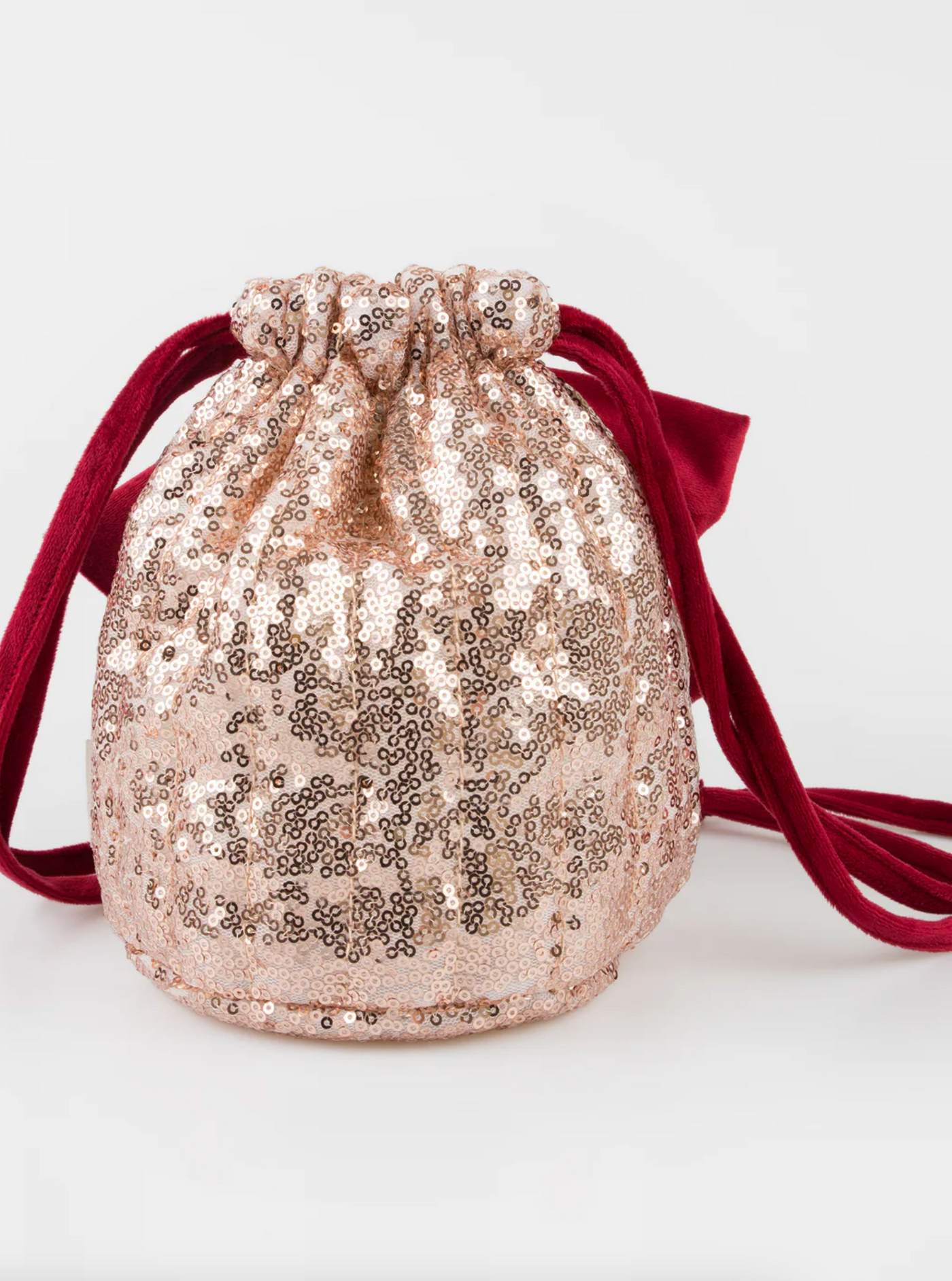 Pink Sequin Bow Bag