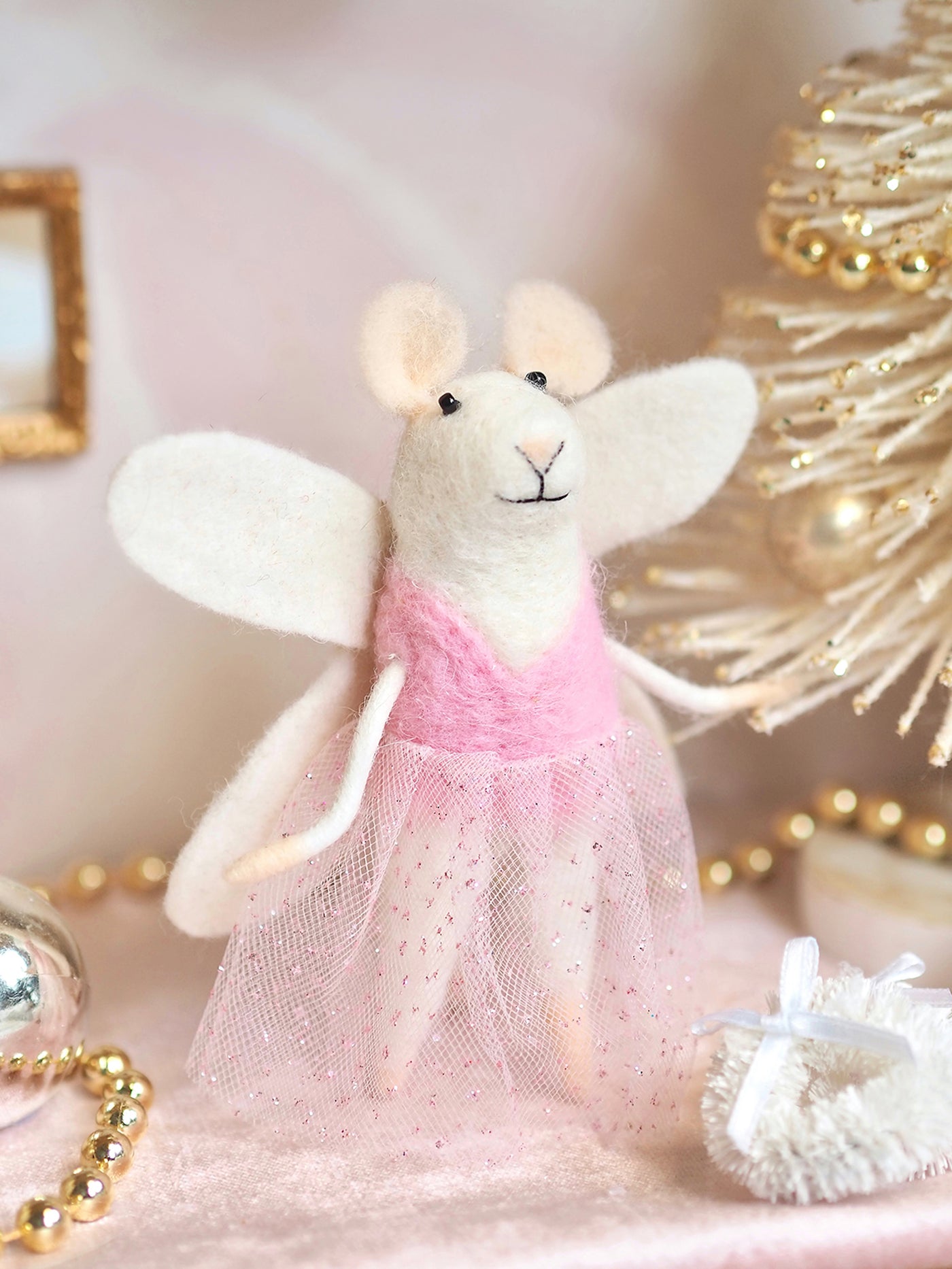 Sugarplum Fairy Mouse Ornament