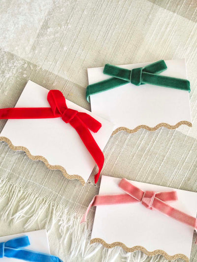 Velvet Bow Place Cards